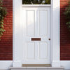 Made to Measure Exterior Colonial 4 Panel Front Door - 45mm Thick - Seven Colour Options