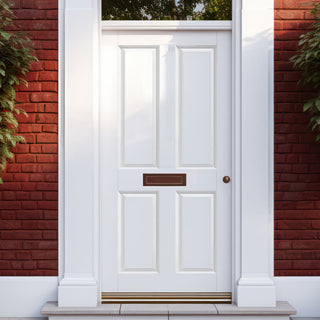Image: Made to Measure Exterior Colonial 4 Panel Front Door - 45mm Thick - Six Colour Options