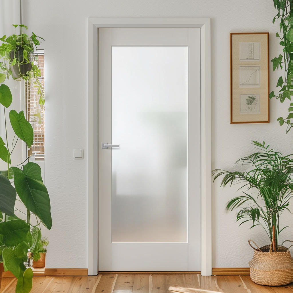Modern White Wood Doors Contemporary Internal Doors | Solid & Glazed