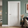 Ravello White Primed Flush Internal Door