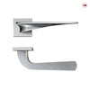 Zenith Door Lever Handle Pack - 4 Square Hinges - Polished Chrome Finish