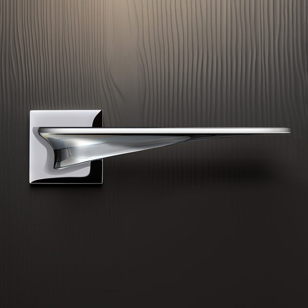 Zenith Door Lever Handle - Polished Chrome