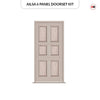 Exterior Ailsa 6 Panel Front Door and Frame - Colour Options