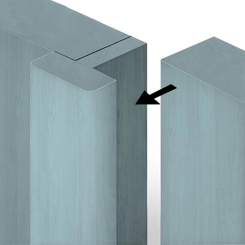 Thru Pairmaker - Sage Sky Primed - Converts two internal doors to a pair -  To suit 40mm or 35mm thick internal doors