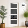 UK Made to Measure - Ashford 4L Interior Door - Tinted Glass - Premium Primed - 7 Colour Options
