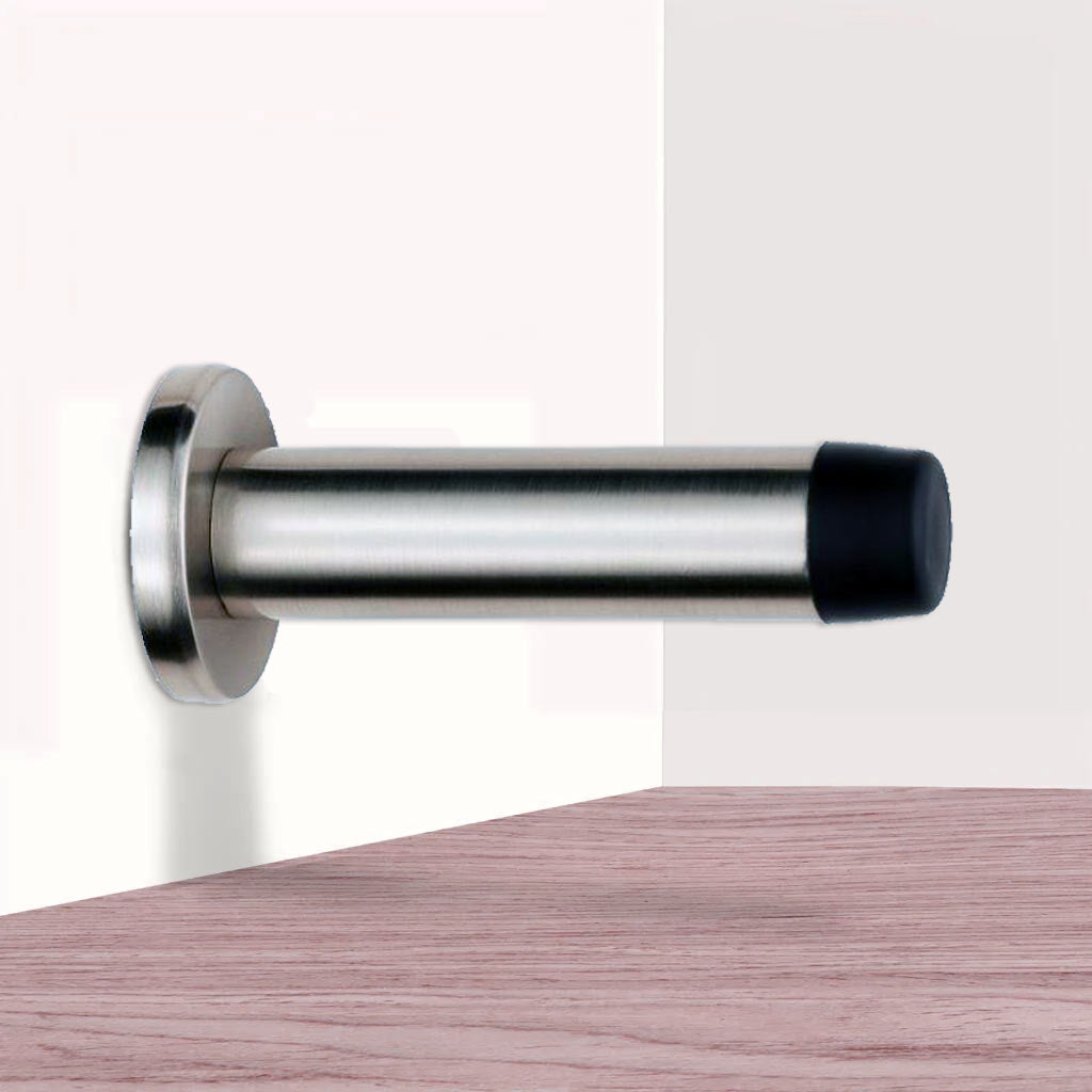 Outlet - Wall Mounted Door Stop - Satin Nickel