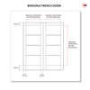 Made to Measure External Birkdale Heritage French Doors - 57mm Thick, Six Colour Options - Double Glazing