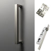 Concord 280mm Back to Back Pull Handle Pack - 4 Square Hinges - Satin Stainless Steel