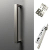 Concord 280mm Back to Back Pull Handle Pack - 3 Square Hinges - Satin Stainless Steel