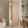 FD30 Fire Internal Door, Belize Oak Internal Door - 30 Minute Fire Rated - Prefinished
