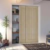 Minimalist Wardrobe Door & Frame Kit - Two Belize Light Grey Door - Prefinished