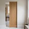 Belize Oak Absolute Frameless Single Pocket Doors