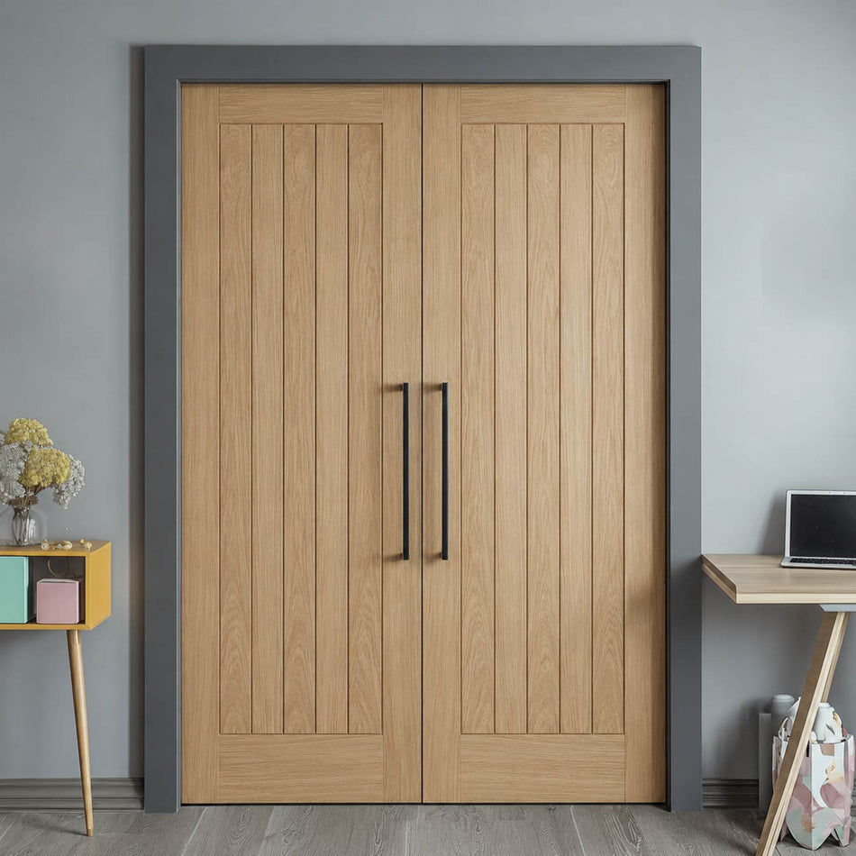 Belize Oak Internal Door Pair