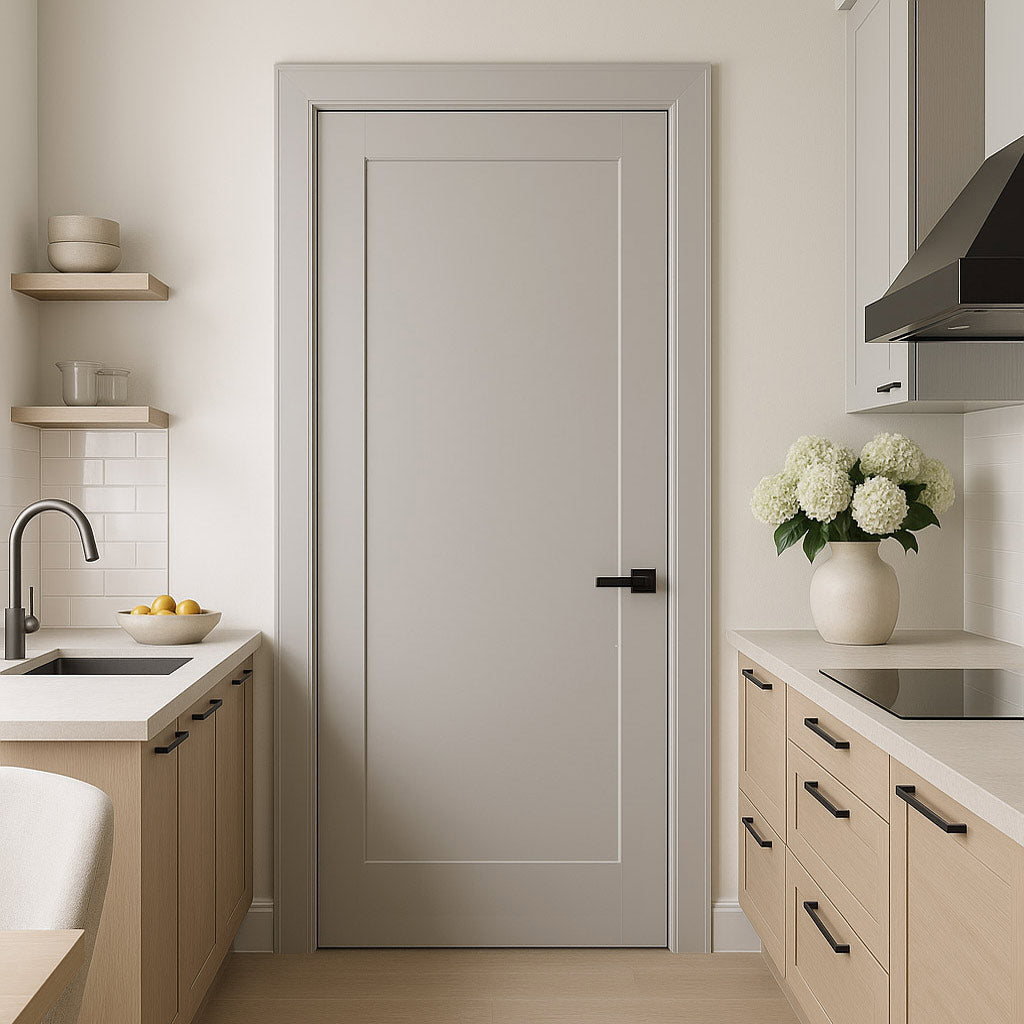 UK Made to Measure - Redford Panel Interior Door - Premium Primed - 7 Colour Options