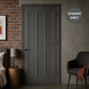 UK Made to Measure - Elston Panel Interior Door - Premium Primed - 7 Colour Options