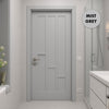 UK Made to Measure - Elston Panel Interior Door - Premium Primed - 7 Colour Options