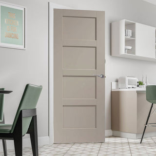 Image: Prefinished Bespoke Shaker 4 Panel Door - Choose Your Colour