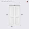Bifold Ashford Smooth Moulded Internal Door - White Primed