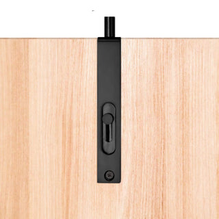 Image: Edison Flush Bolt Matt Black Finish - 21x101mm