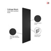 JB Kind Cottage Black Internal Door - Black Matt Finish - Prefinished
