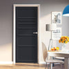 Oslo 7 Panel Solid Wood Internal Door UK Made DD6400 - Eco-Urban - Colour Options