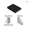 J B Kind Laminates Aria Black Coloured Fire Internal Door - 1/2 Hour Fire Rated - Prefinished
