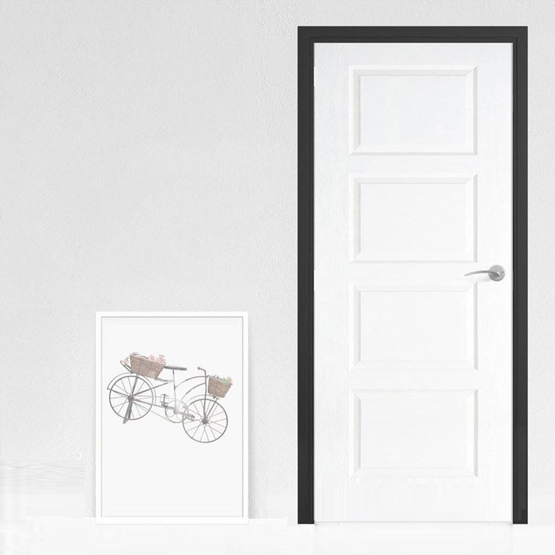 Made to Size Single Interior Black Primed MDF Door Lining Frame