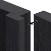 LPD Pairmaker - Black Primed - Converts Two Internal Doors to a Pair - To suit 35mm thick internal doors