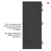 Urban Deco® Solid Wood Internal Door UK Made - Shadow Black Premium Primed - Bespoke Sizes