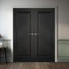 Blenheim Black Internal Door Pair - Prefinished