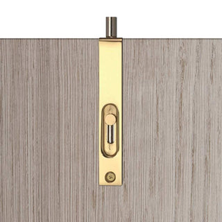 Image: Edison Flush Bolt Polished Gold Finish - 16x100mm