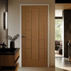 Cairgorm Irish Oak Grained Internal PVC Door - Suitable for Bathrooms