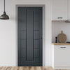 Cairngorm Slate Grey Grained Internal PVC Door