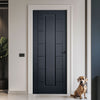 Cairngorm Anthracite Grey Grained Internal PVC Door