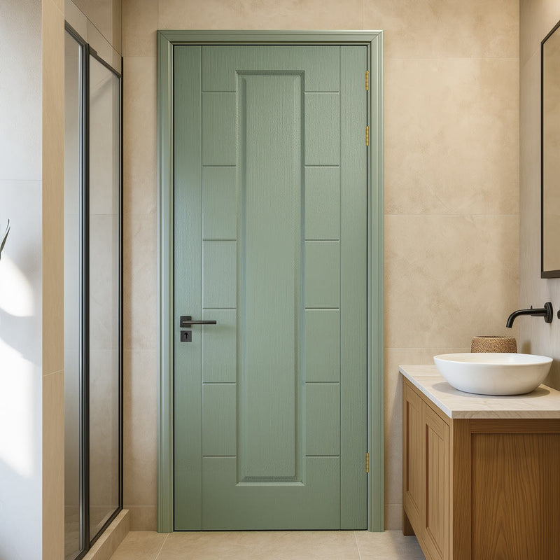 Cairngorm Chartwell Green Grained Internal PVC Door - Suitable for Bathrooms