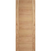 Carini 7P Oak Single Evokit Pocket Door - Prefinished