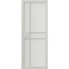 SpaceEasi Top Mounted Black Folding Track & Double Door - Industrial City White Panel Internal Door - Prefinished