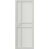 Top Mounted Black Sliding Track & Door - Industrial City White Panel Internal Door - Prefinished