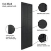 Top Mounted Black Sliding Track & Double Door - Industrial Civic Black Internal Door - Prefinished