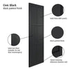 Top Mounted Black Sliding Track & Door - Industrial Civic Black Internal Door - Prefinished