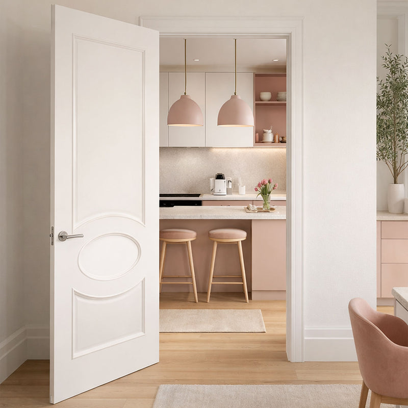 Clarendon White Primed Internal Door