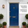 Colonial Exterior 4 Panel Hardwood Front Door