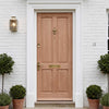 Colonial Exterior 4 Panel Hardwood Front Door