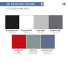 Made to Measure UK Redford 1L Interior Door - Clear Glass - Prefinished - 7 Colour Options