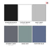 EasiKit Internal Door and Frame Kit - Baltimore 1 Pane Solid Wood Internal Door - Premium Primed - Colour & Glass Options