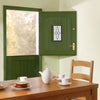 Cottage Stable Oak Back Door - 1L Leaded - Double Glazing