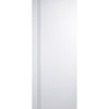 Premium Double Sliding Door & Wall Track - Sierra Blanco Flush Door - White Painted