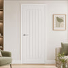Cottage Smooth Moulded Internal Door - White Primed