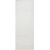 Premium Single Sliding Door & Wall Track - Coventry White Primed Shaker Door
