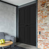 Dalston Black Internal Door Pair - Prefinished - Urban Collection